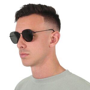 Tom Ford FT0976-K 02A Sunglasses Black Square Frame, Smoke Lenses